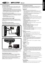 Предварительный просмотр 7 страницы Caliber MPD278T Manual