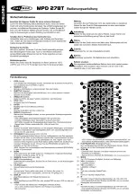 Предварительный просмотр 8 страницы Caliber MPD278T Manual