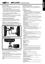 Предварительный просмотр 21 страницы Caliber MPD278T Manual