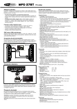 Предварительный просмотр 23 страницы Caliber MPD278T Manual