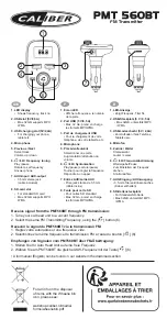 Предварительный просмотр 1 страницы Caliber PMT 560BT Quick Start Manual