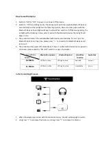 Предварительный просмотр 4 страницы Caliber PMT207BT Manual