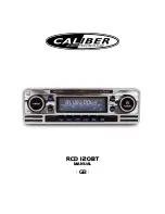 Caliber RCD 120BT Manual Manual preview