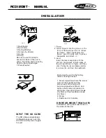 Предварительный просмотр 4 страницы Caliber RCD 120BT Manual Manual