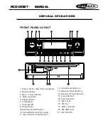 Предварительный просмотр 6 страницы Caliber RCD 120BT Manual Manual