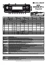 Предварительный просмотр 14 страницы Caliber RCD 120DAB-BT-B Quick Start Manual