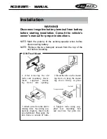 Preview for 8 page of Caliber RCD 212BTi Manual