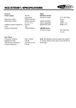 Preview for 3 page of Caliber RCD 212BTi Quick Start Manual