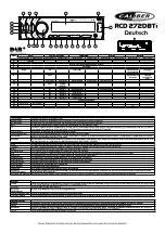 Preview for 8 page of Caliber RCD 212BTi Quick Start Manual