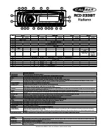 Предварительный просмотр 8 страницы Caliber RCD 233BT Quick Start Manual