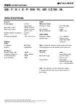 Preview for 3 page of Caliber RCD 236DAB-BT Manual