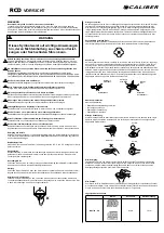 Preview for 9 page of Caliber RCD 236DAB-BT Manual