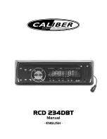 Caliber RCD234DBT Manual preview