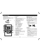 Предварительный просмотр 5 страницы Caliber RCD277DBT Operation Instructions Manual