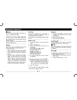 Preview for 12 page of Caliber RCD277DBT Operation Instructions Manual