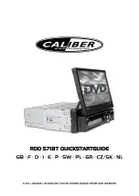 Caliber RDD 571BT Quick Start Manual preview