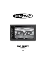 Caliber RDD 885BTI User Manual preview