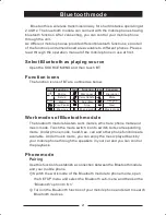 Preview for 27 page of Caliber RDD570BT Instruction Manual