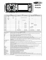 Предварительный просмотр 3 страницы Caliber RDD770 Quick Start Manual