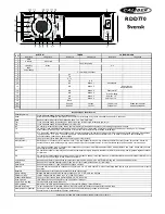 Preview for 8 page of Caliber RDD770 Quick Start Manual