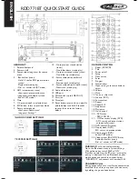 Preview for 1 page of Caliber RDD771BT Quick Start Manual