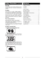 Preview for 3 page of Caliber RDD883BT Operating Instructions Manual