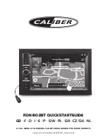 Caliber RDN 802BT Quick Start Manual preview