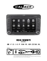 Caliber RDN 902BTi Manual And Tips preview