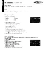 Предварительный просмотр 16 страницы Caliber RDN 902BTi Manual And Tips