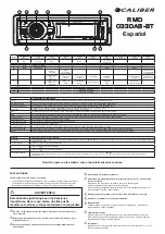 Предварительный просмотр 11 страницы Caliber RMD 033DAB-BT Quick Start Manual