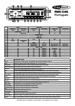 Preview for 12 page of Caliber RMD 046 Quick Start Manual