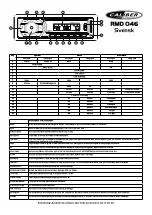 Предварительный просмотр 14 страницы Caliber RMD 046 Quick Start Manual