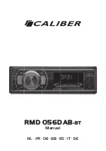 Preview for 1 page of Caliber RMD 056DAB-BT Manual