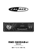 Предварительный просмотр 1 страницы Caliber RMD 060DAB-BT Manual