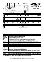 Предварительный просмотр 8 страницы Caliber RMD 060DAB-BT Manual