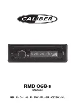 Preview for 1 page of Caliber RMD 068-3 Manual