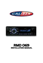 Preview for 1 page of Caliber RMD 069 Installation Manual