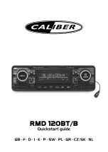 Preview for 1 page of Caliber RMD 120BT/B Quick Start Manual