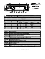 Предварительный просмотр 10 страницы Caliber RMD 212 Quick Start Quide