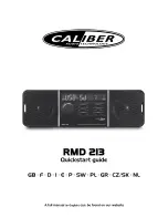 Caliber RMD 213 Quick Start Manual preview