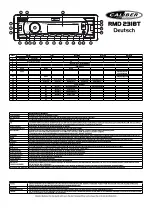 Предварительный просмотр 6 страницы Caliber RMD 231/BT Quick Start Manual