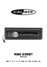 Caliber RMD 235BT Manual предпросмотр