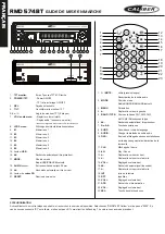 Preview for 6 page of Caliber RMD 574BT Quick Start Manual