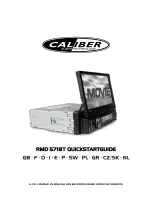 Предварительный просмотр 1 страницы Caliber RMD 57IBT Quick Start Manual