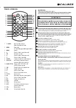 Preview for 13 page of Caliber RMD 801DAB-BT Quick Start Manual