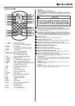 Preview for 15 page of Caliber RMD 801DAB-BT Quick Start Manual