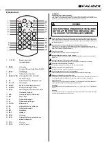 Preview for 17 page of Caliber RMD 801DAB-BT Quick Start Manual