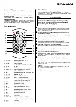 Preview for 23 page of Caliber RMD 801DAB-BT Quick Start Manual