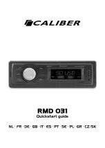 Preview for 1 page of Caliber RMD031 Quick Start Manual