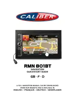 Caliber RMN 801BT Quick Start Manual preview